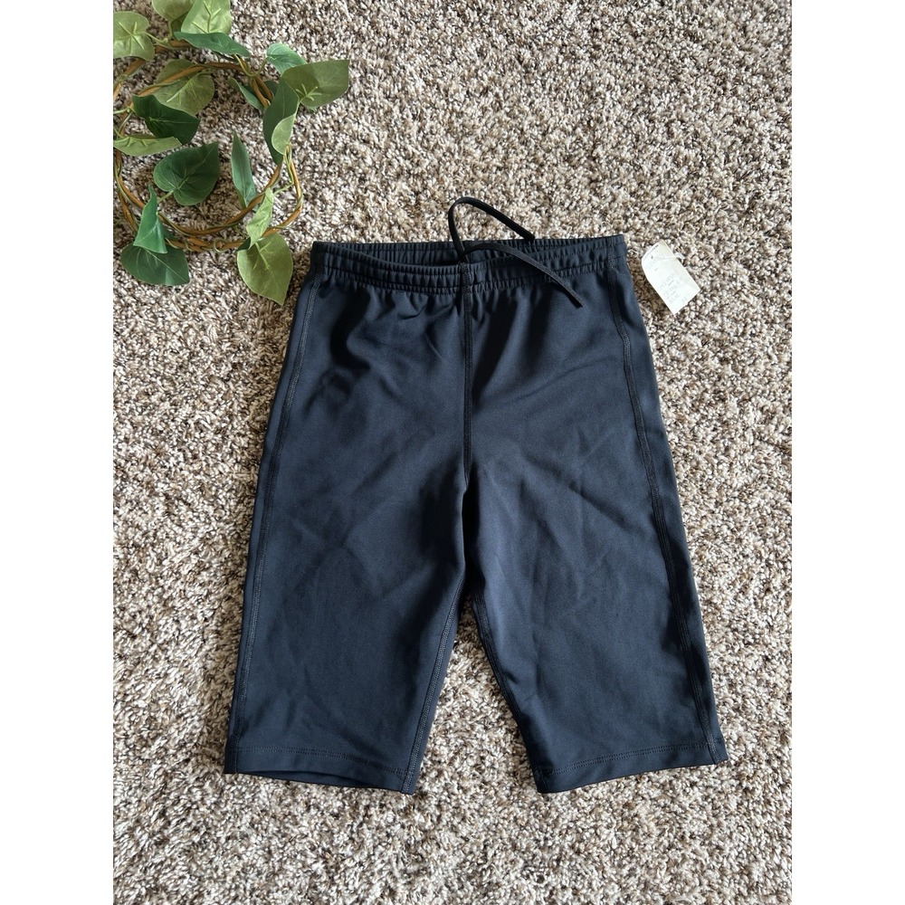 Vintage Spettro PowerFit Biker Shorts Made in USA Women M Black Athleisure